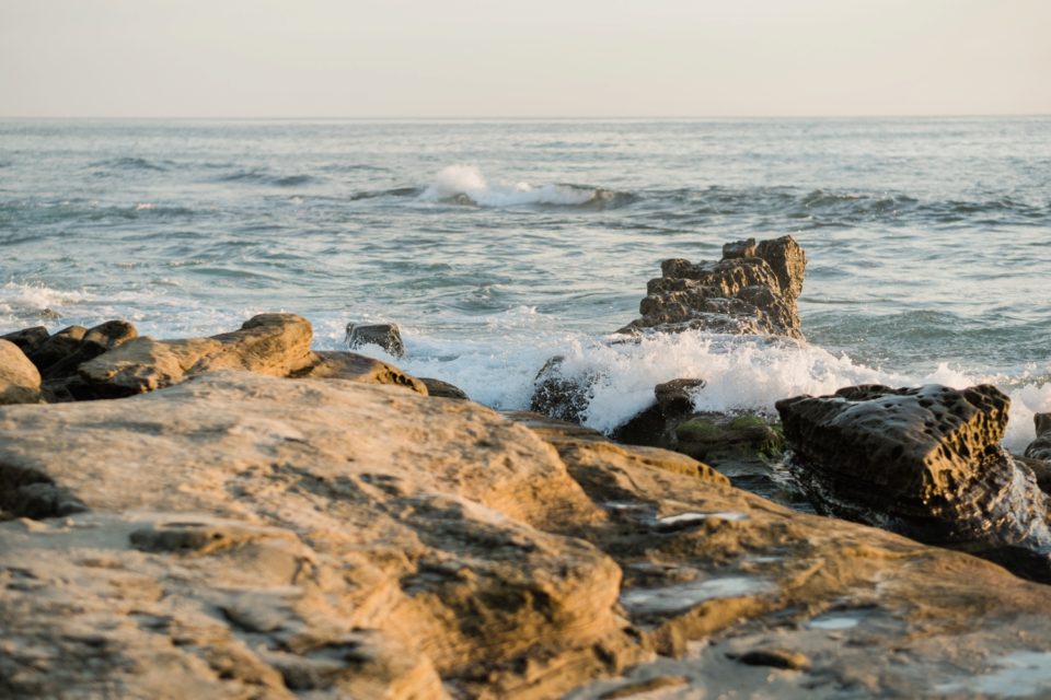 Windandsea Beach La Jolla Sunset San Diego Wedding Photographer © Kristine Marie Photography