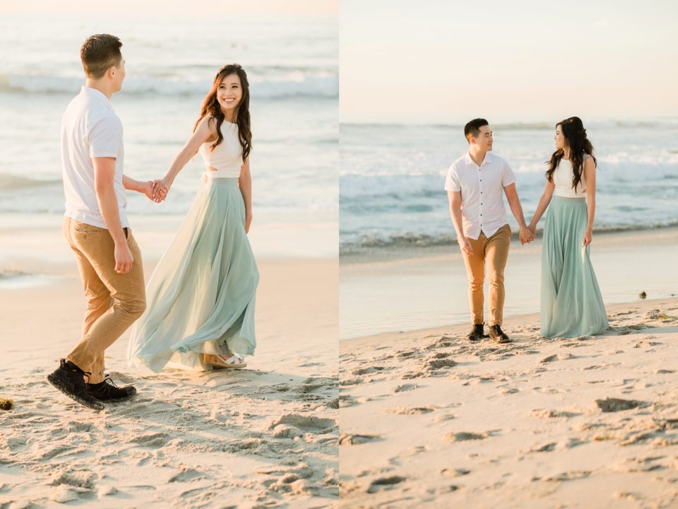 Windandsea Beach Engagement Photo | San Diego Engagement Photographer | © Kristine Marie Photography