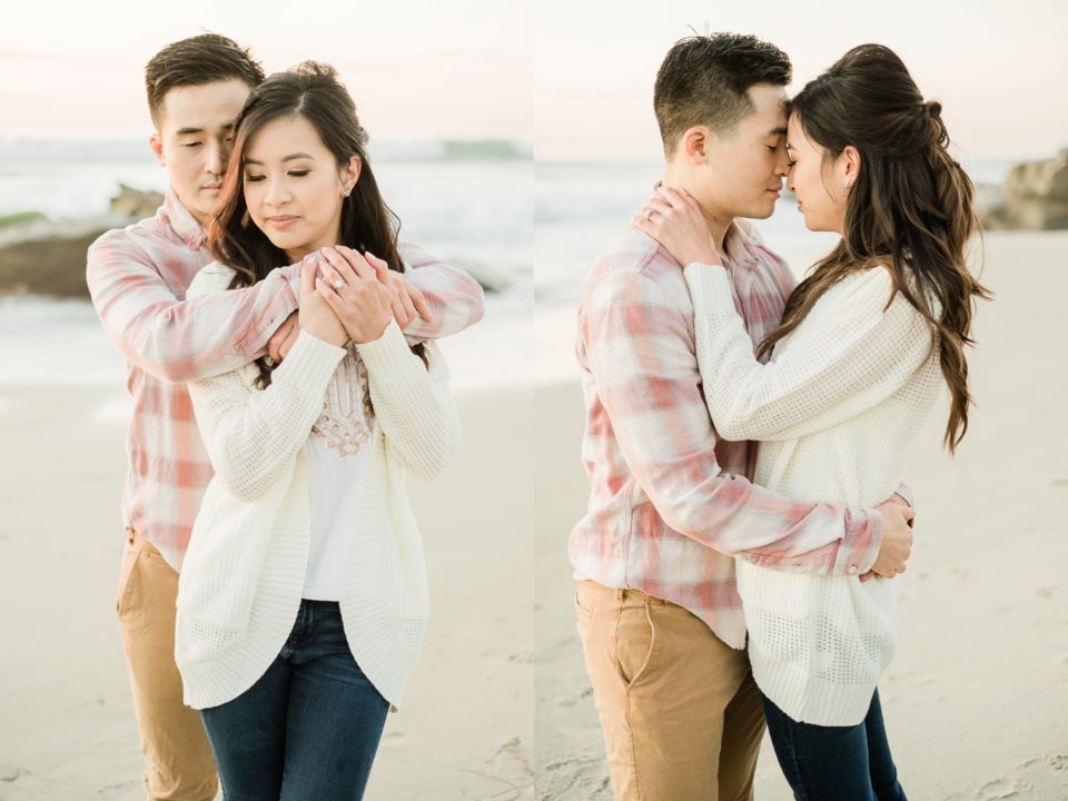 San Diego beach engagement photographer | Windandsea Beach | © Kristine Marie Photography