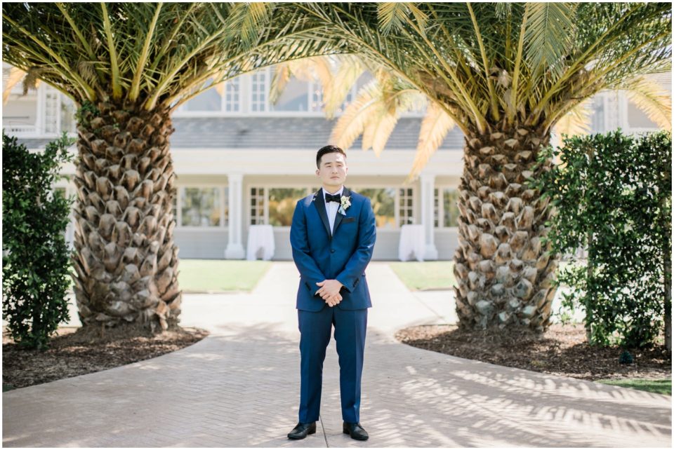 First Look | Carmel Mountain Ranch | CMR Estate San Diego Wedding Photographer | © Kristine Marie Photography