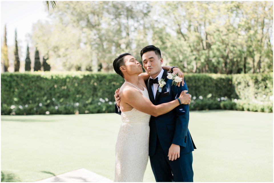 Fake First Look | Carmel Mountain Ranch | CMR Estate San Diego Wedding Photographer | © Kristine Marie Photography