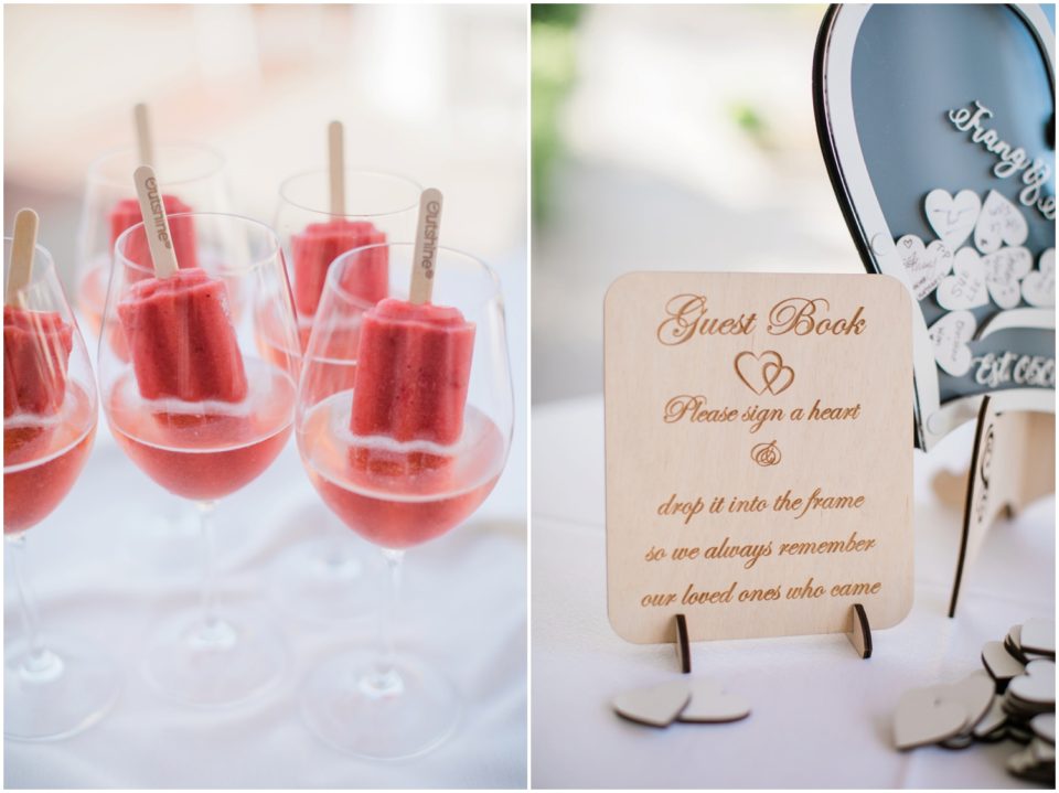 Popsicle Cocktail Sign In Carmel Mountain Ranch Estate San Diego Wedding Venue | CMR Estate Wedding Photographer | © Kristine Marie Photography