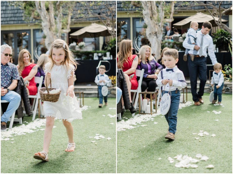 Flower Girl and Ring Bearer Picture | Brigantine Del Mar Wedding Photographer | © Kristine Marie Photography