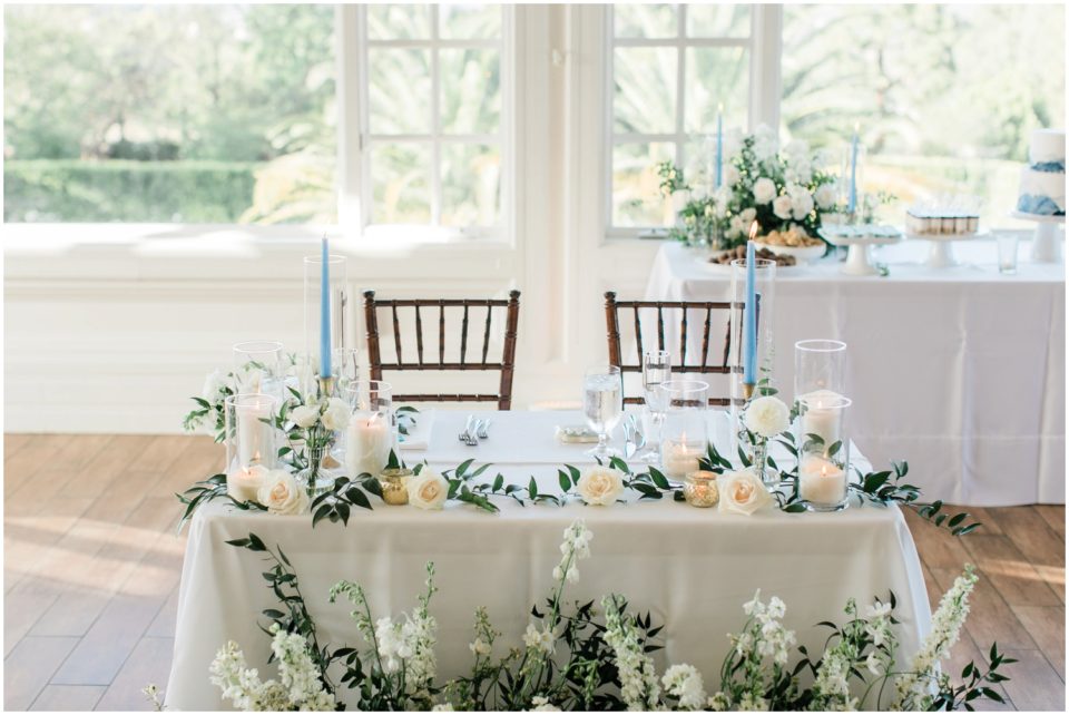 sweetheart table Carmel Mountain Ranch Estate San Diego Wedding Venue | CMR Estate Wedding Photographer | © Kristine Marie Photography