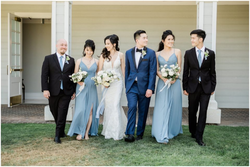 Wedding Party Photo Carmel Mountain Ranch Estate San Diego Wedding Venue | CMR Estate Wedding Photographer | © Kristine Marie Photography