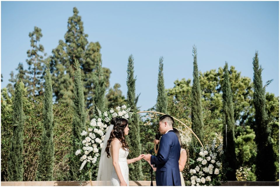 Exchange of rings | Carmel Mountain Ranch | CMR Estate San Diego Wedding Photographer | © Kristine Marie Photography