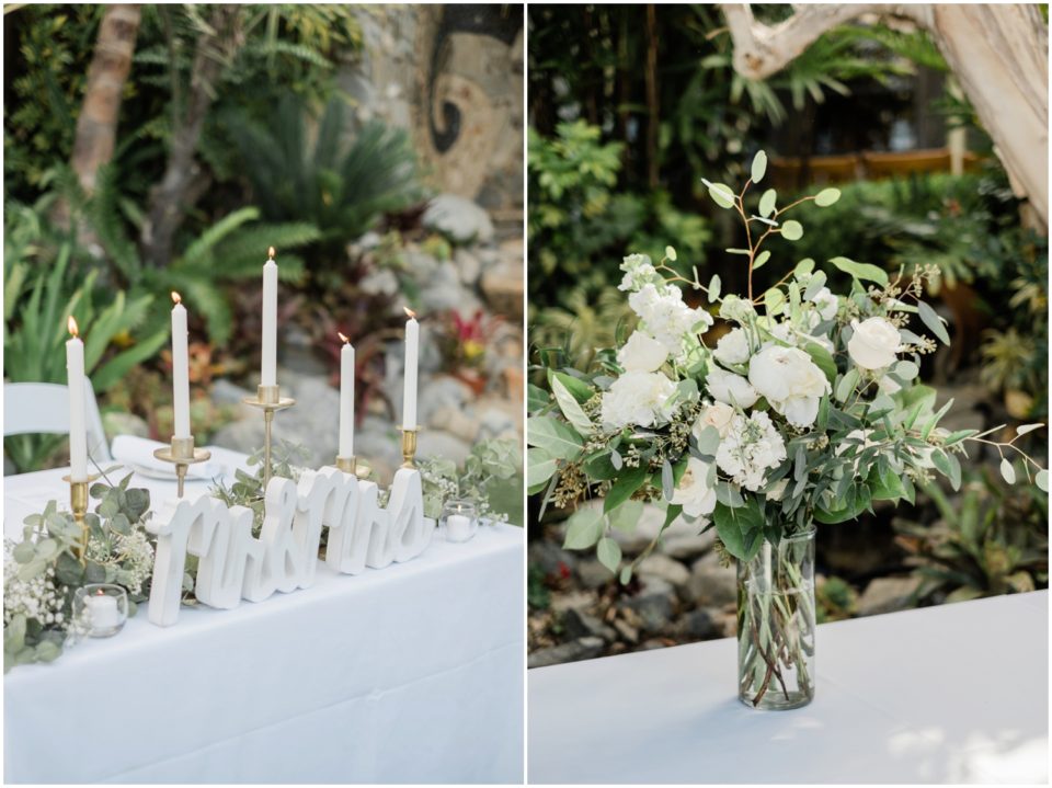 Sweetheart Table Details Picture | Brigantine Del Mar Wedding Photographer | © Kristine Marie Photography