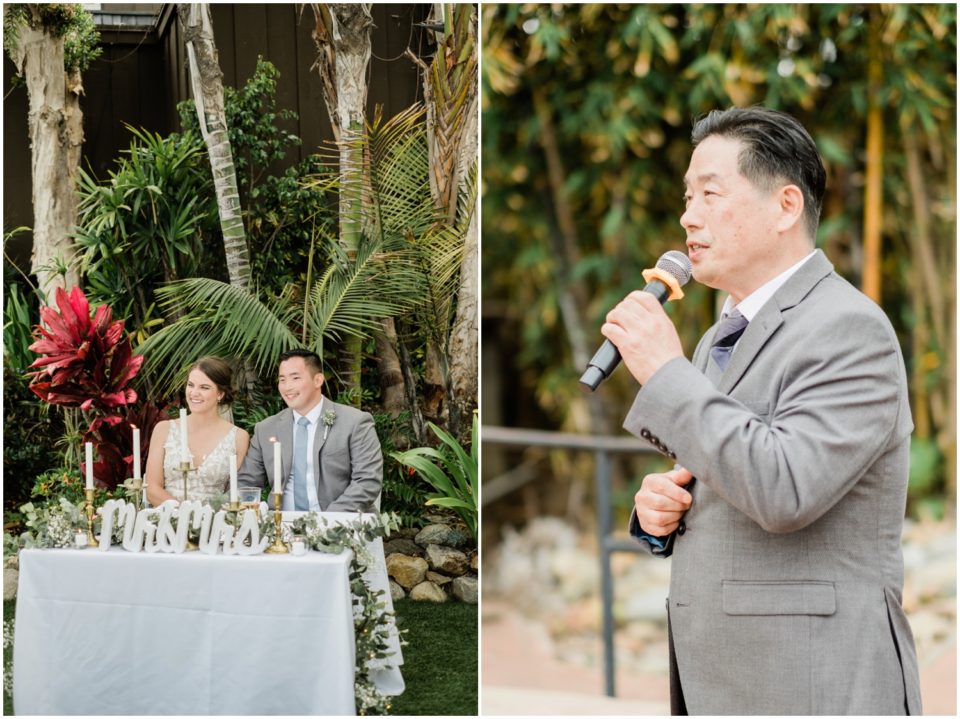 Father of Groom Speech Picture | Brigantine Del Mar Wedding Photographer | © Kristine Marie Photography