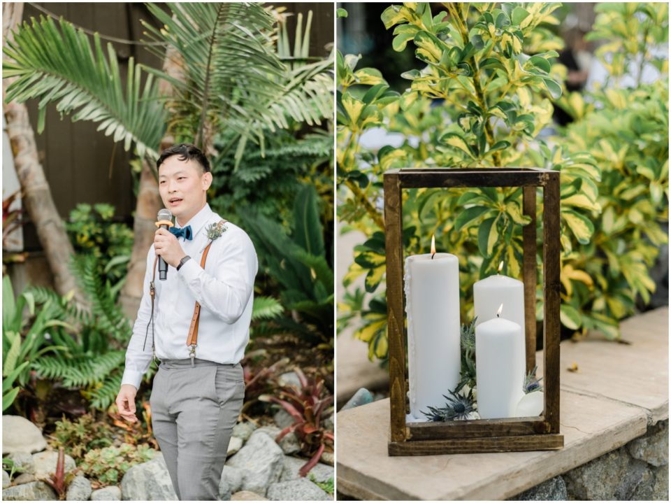 Best Man Speech Picture | Brigantine Del Mar Wedding Photographer | © Kristine Marie Photography