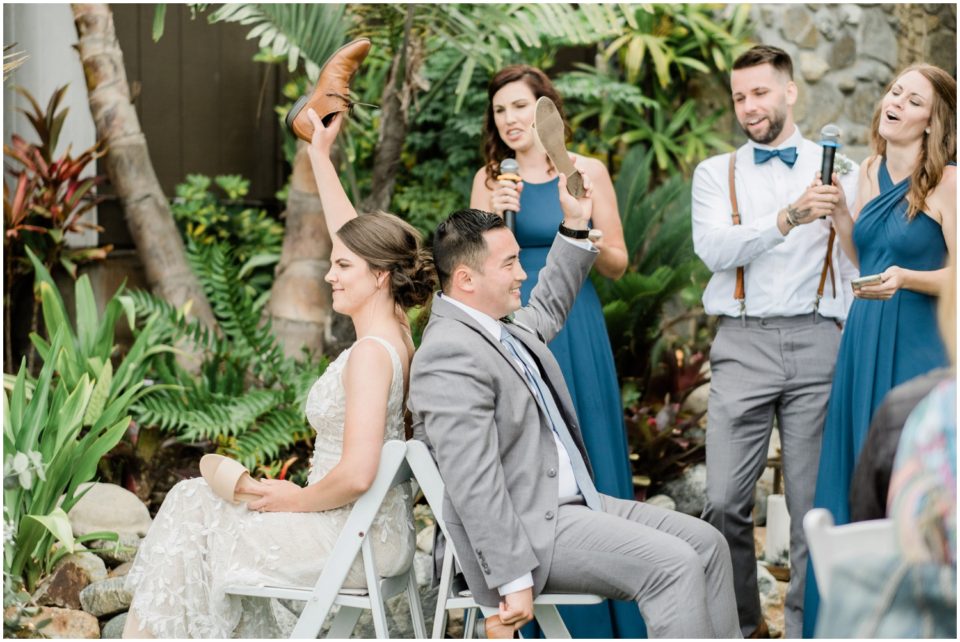 Shoe Game Picture | Brigantine Del Mar Wedding Photographer | © Kristine Marie Photography