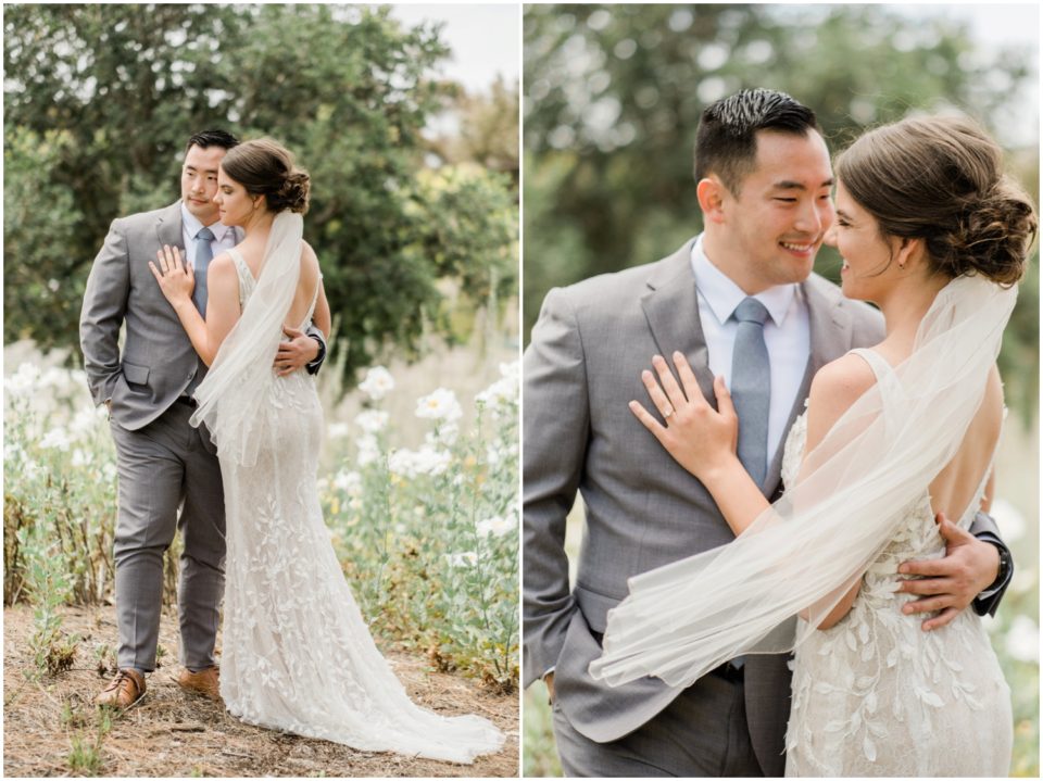 Romantic Bride and Groom Picture | Carlsbad Wedding Photographer | © Kristine Marie Photography