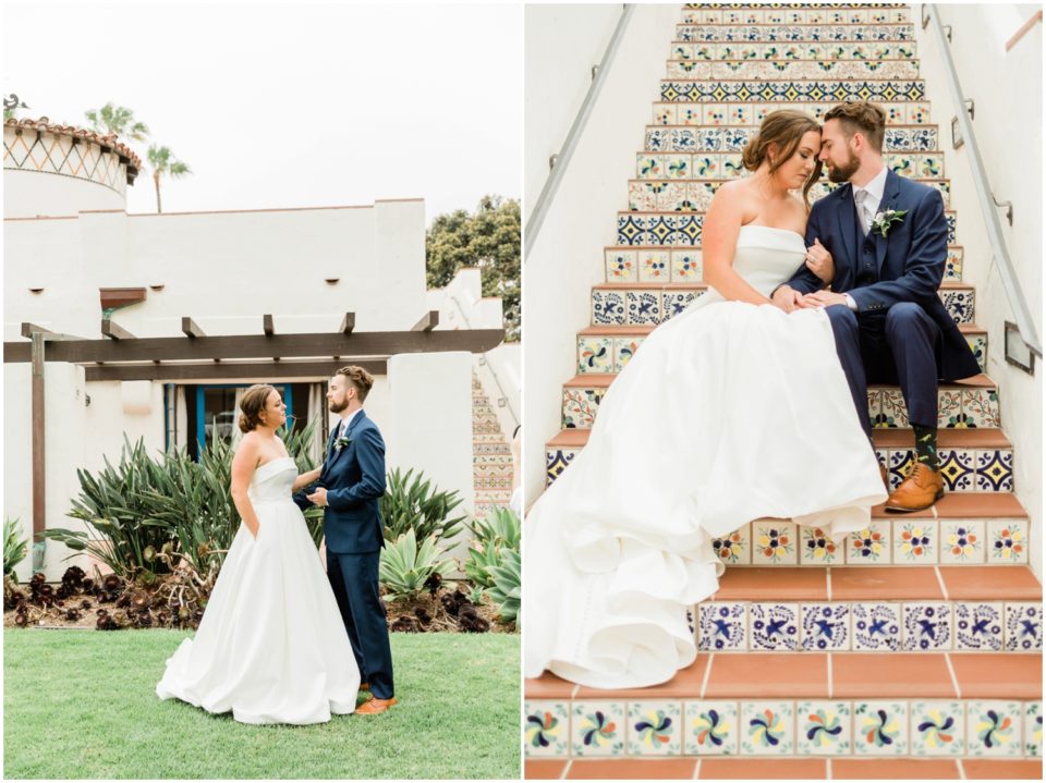 bride and groom photo | Ole Hanson Beach Club San Clemente Wedding Photographer | © Kristine Marie Photography