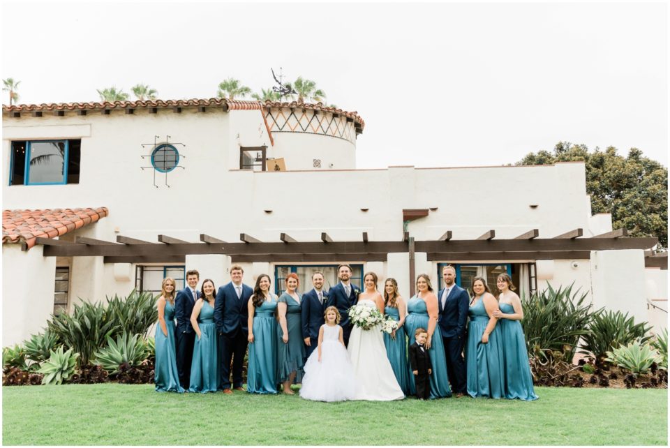 bridal party photo | Ole Hanson Beach Club San Clemente Wedding Photographer | © Kristine Marie Photography