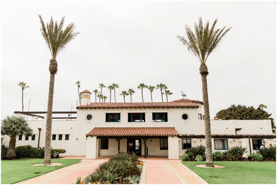 historic venue by the beach photo | Ole Hanson Beach Club San Clemente Wedding Photographer | © Kristine Marie Photography