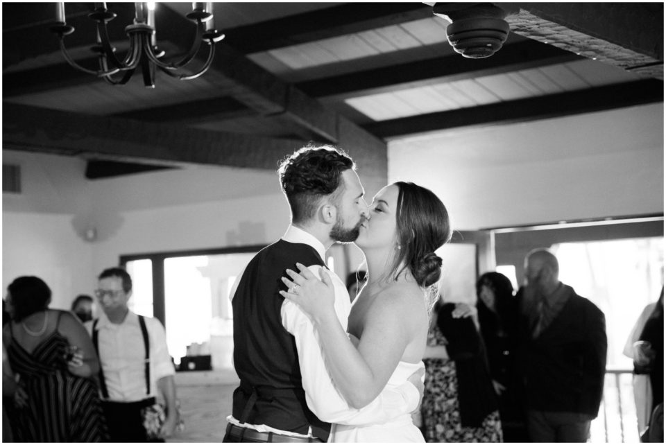 first dance photo | Ole Hanson Beach Club San Clemente Wedding Photographer | © Kristine Marie Photography