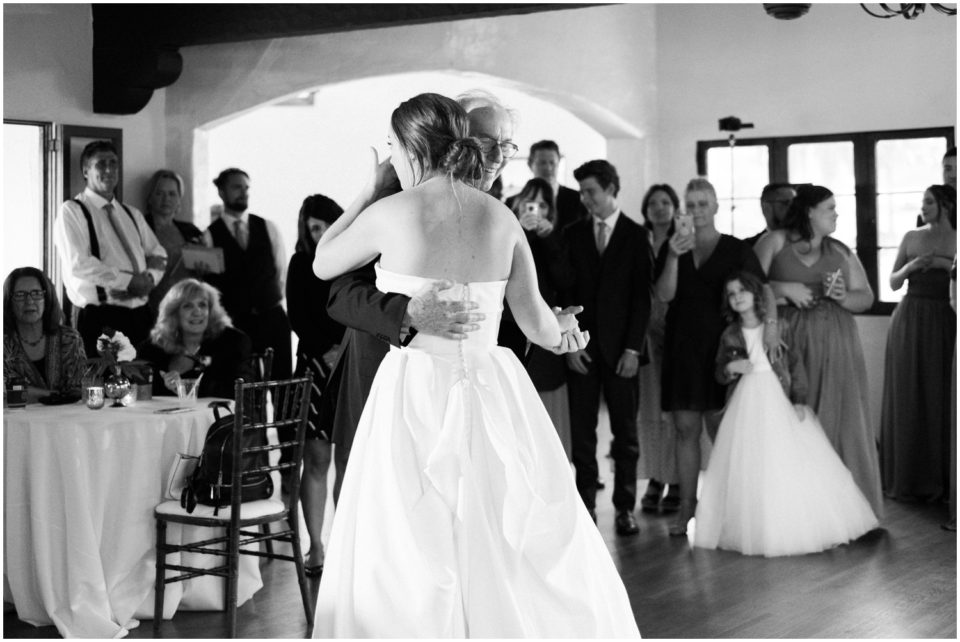 father daughter dance photo | Ole Hanson Beach Club San Clemente Wedding Photographer | © Kristine Marie Photography