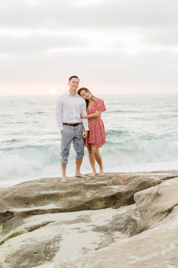 San Diego beach engagement photographer | Kristine Marie Photography